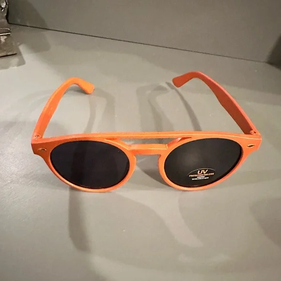 🆕Orange frame Unisex sunglasses UV protected Aperol Spritz - Picture 3 of 8